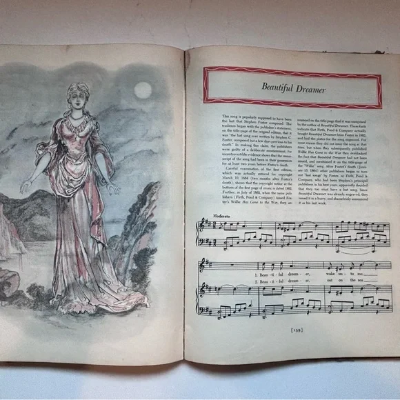 A Treasury of Stephen Foster First Printing 1946 - Picture 9 of 16